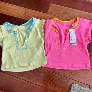 2 New out from under crop tops xs